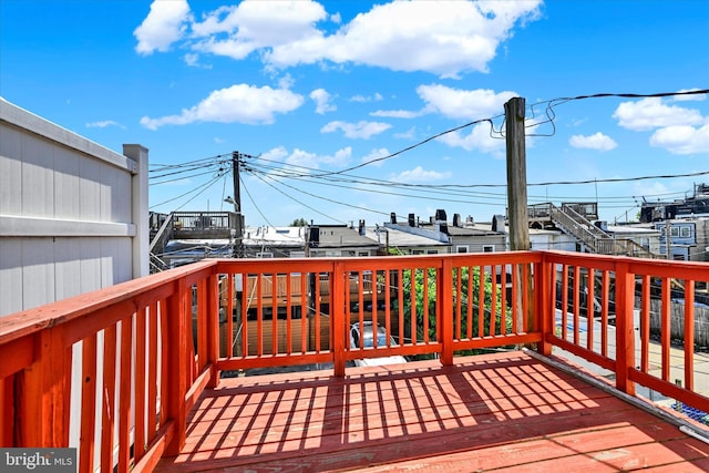 115 N Bradford St, Baltimore, MD 21224 - view of wooden terrace
