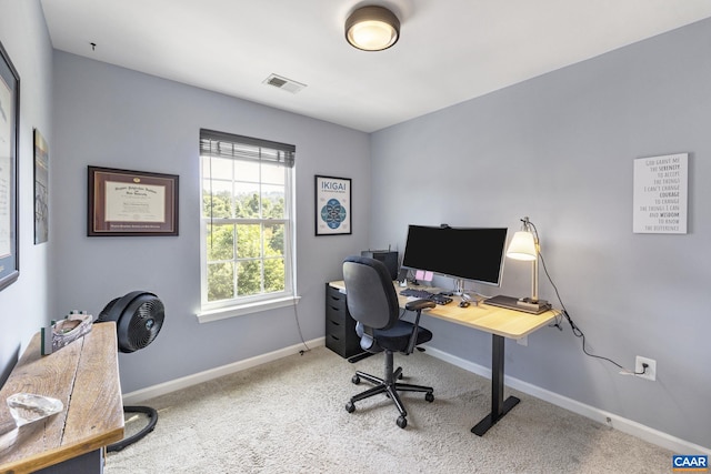 2159 Whispering Hollow Ln, Charlottesville, VA 22911 - home office featuring carpet