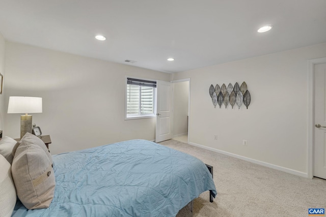 2159 Whispering Hollow Ln, Charlottesville, VA 22911 - bedroom featuring light colored carpet and recessed lighting