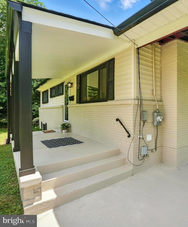 4501 Tipton Ln, Alexandria, VA 22310 - entrance to property featuring brick siding