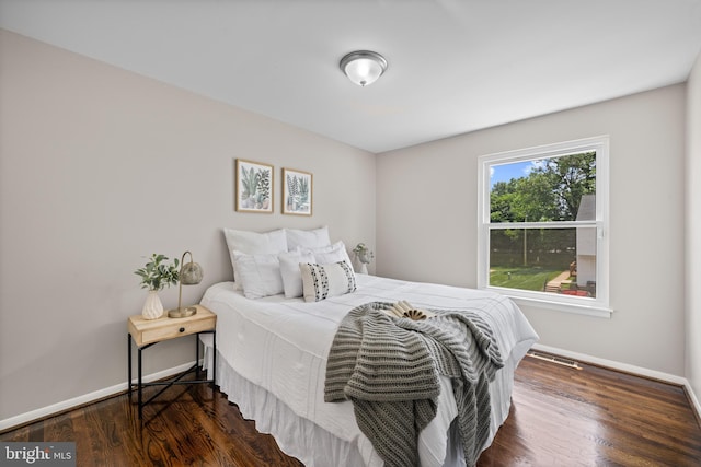 42 Brookshire Dr Unit A, Reisterstown, MD 21136 - bedroom featuring wood finished floors and baseboards