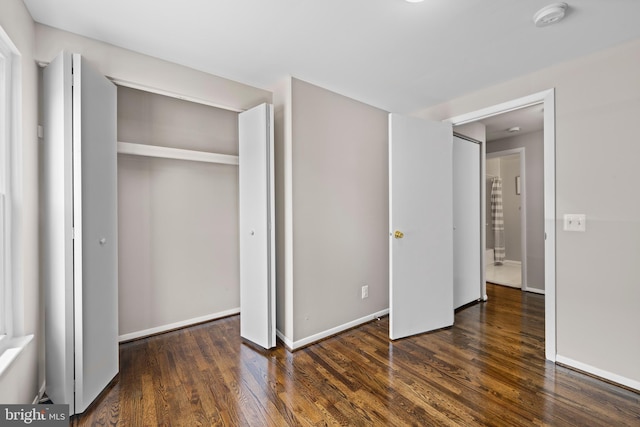 42 Brookshire Dr Unit A, Reisterstown, MD 21136 - unfurnished bedroom with wood finished floors and a closet