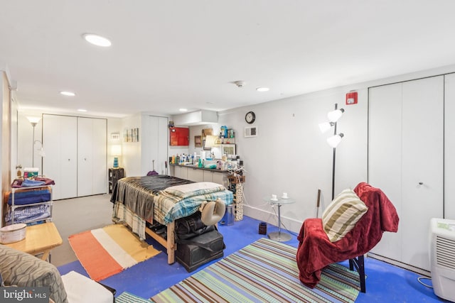 932 Locust St, Philadelphia, PA 19107 - bedroom featuring recessed lighting and a closet