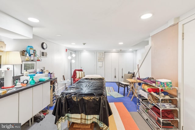 932 Locust St, Philadelphia, PA 19107 - recreation room featuring recessed lighting