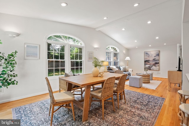 8700 Bluedale St, Alexandria, VA 22308 - dining space with light wood-type flooring and recessed lighting
