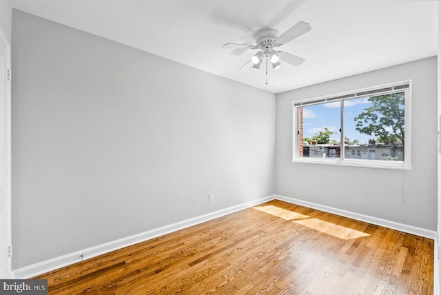 307 19th St NE, Washington, DC 20002 - unfurnished room with wood finished floors and a ceiling fan