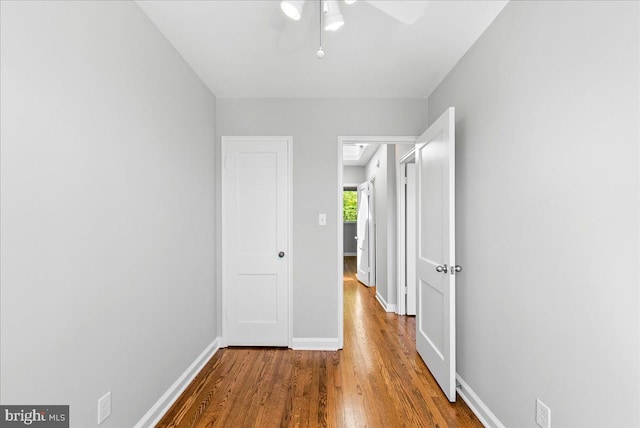 307 19th St NE, Washington, DC 20002 - unfurnished bedroom with wood finished floors and a ceiling fan
