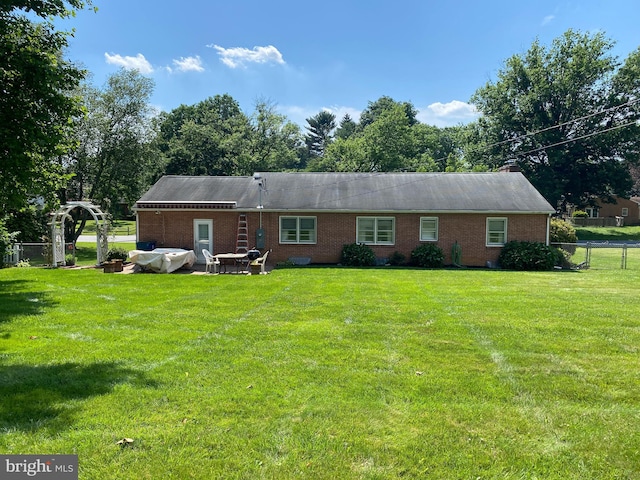 13343 Keener Rd, Hagerstown, MD 21742 - rear view of property featuring brick siding