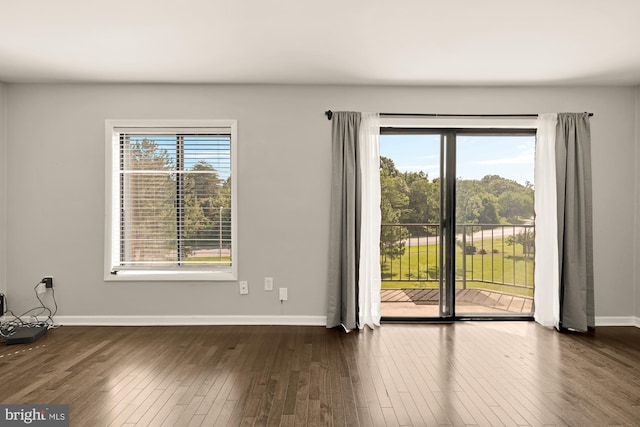 6930 Hanover Pkwy Unit 302, Greenbelt, MD 20770 - empty room with dark wood finished floors