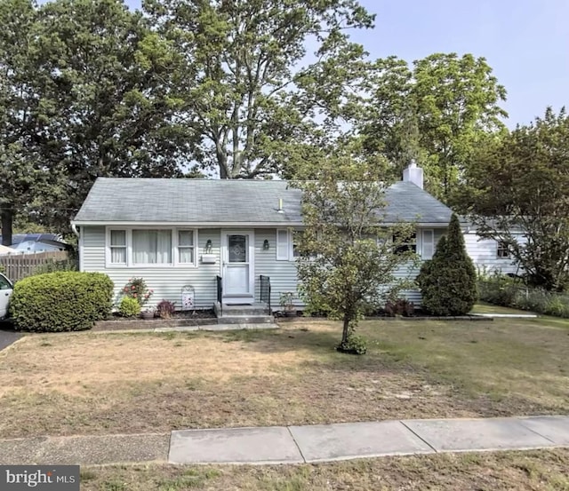 136 Estates Rd, Pine Hill, NJ 08021 - view of front of property with a chimney and entry steps
