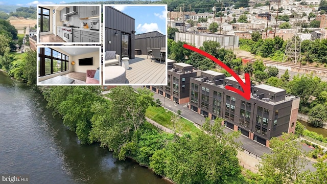 4523 Riverside Way, Philadelphia, PA 19127 - back of property with a water view