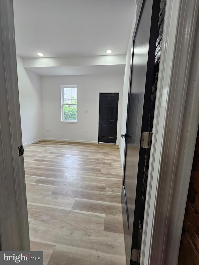 3239 N 13th St, Philadelphia, PA 19140 - spare room featuring recessed lighting and light wood finished floors