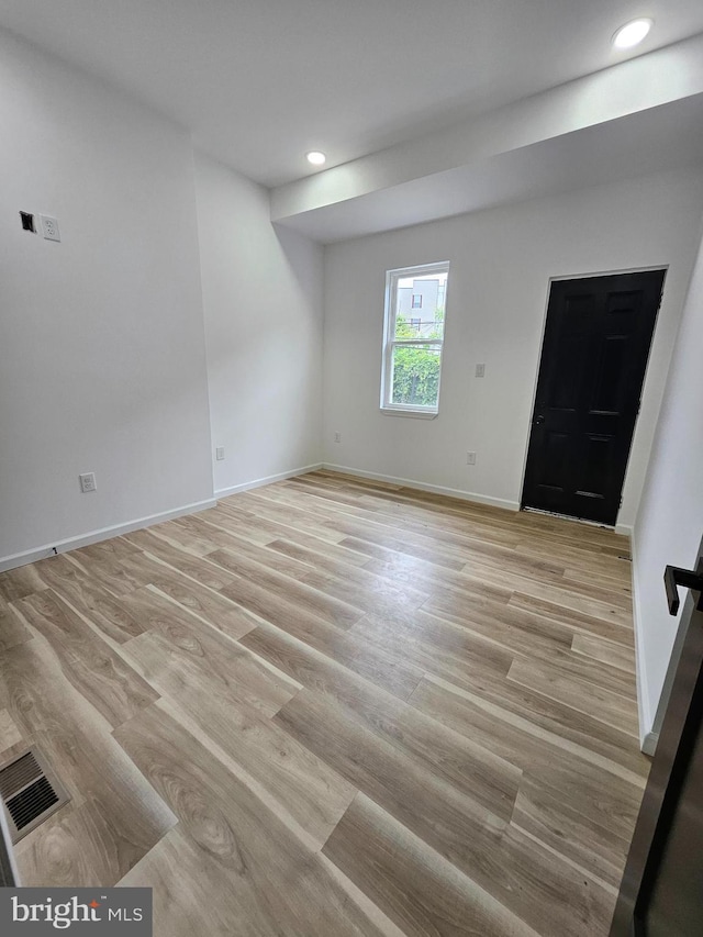 3239 N 13th St, Philadelphia, PA 19140 - empty room with recessed lighting and light wood-style floors