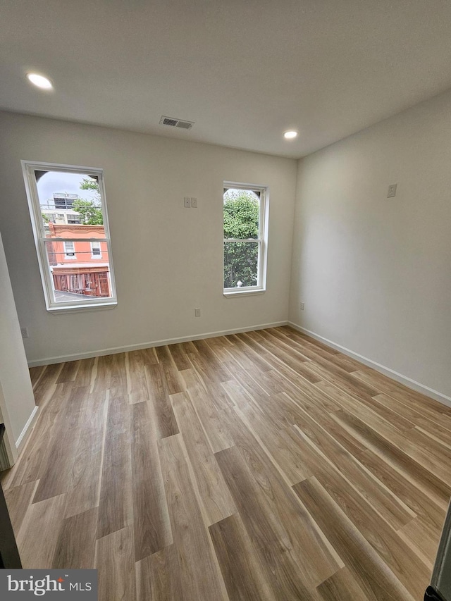 3239 N 13th St, Philadelphia, PA 19140 - unfurnished room with light wood-style flooring and recessed lighting