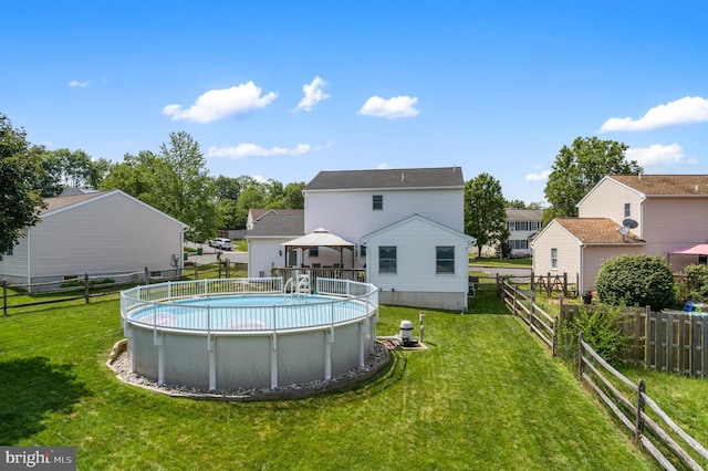1015 Jodie Ct, Pennsburg, PA 18073 - back of house with a gazebo