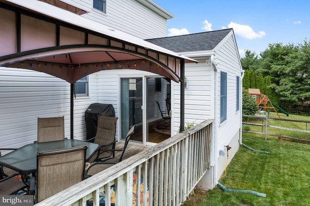 1015 Jodie Ct, Pennsburg, PA 18073 - deck with a gazebo, grilling area, and outdoor dining area