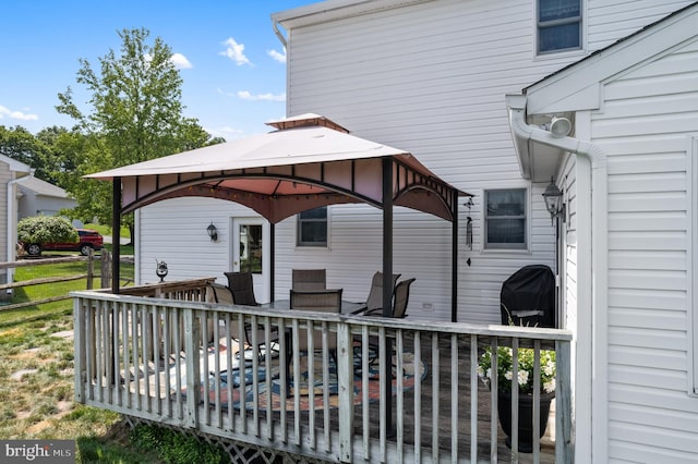 1015 Jodie Ct, Pennsburg, PA 18073 - wooden terrace with a gazebo