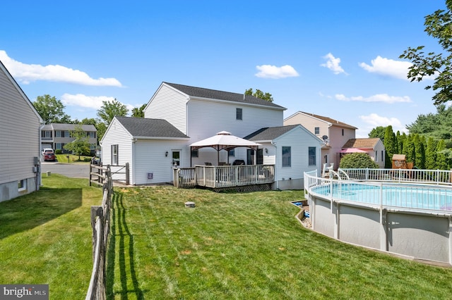 1015 Jodie Ct, Pennsburg, PA 18073 - back of property featuring a gazebo and a deck