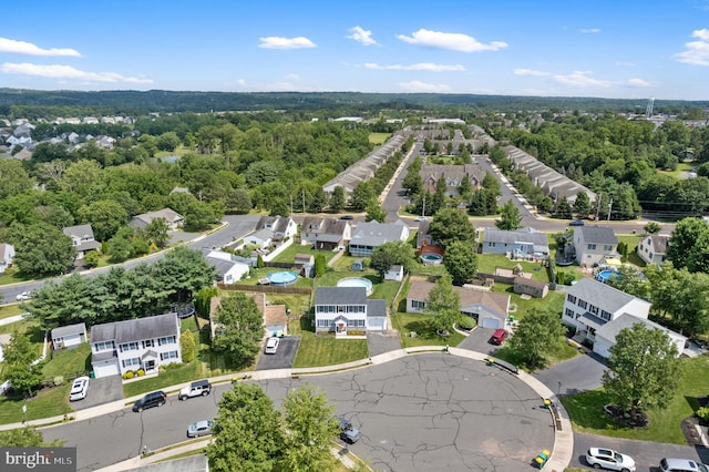 1015 Jodie Ct, Pennsburg, PA 18073 - aerial view of residential area featuring a forest