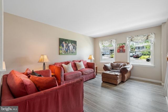 1015 Jodie Ct, Pennsburg, PA 18073 - living area with healthy amount of natural light and wood finished floors