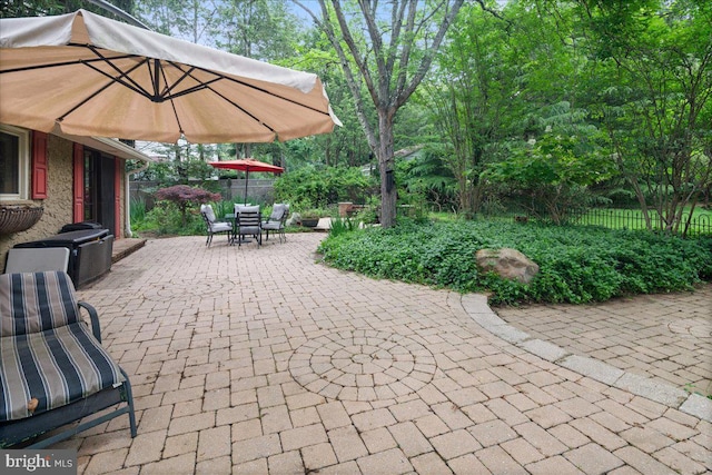 1 High Acres Dr, Ewing, NJ 08628 - view of patio with outdoor dining area