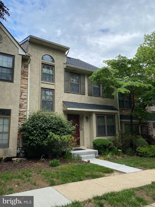 1402 Redwood Ct Unit 57, West Chester, PA 19380 - view of property with stucco siding and stone siding