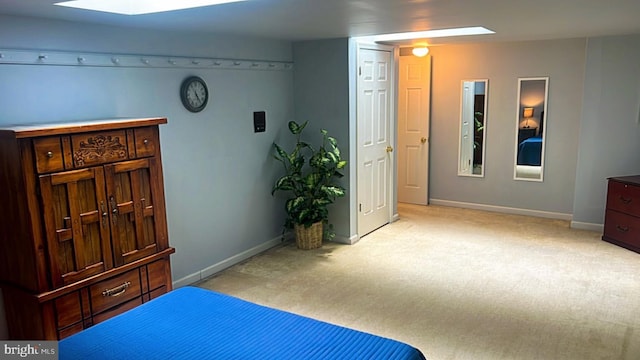 1402 Redwood Ct Unit 57, West Chester, PA 19380 - bedroom with a skylight and light carpet