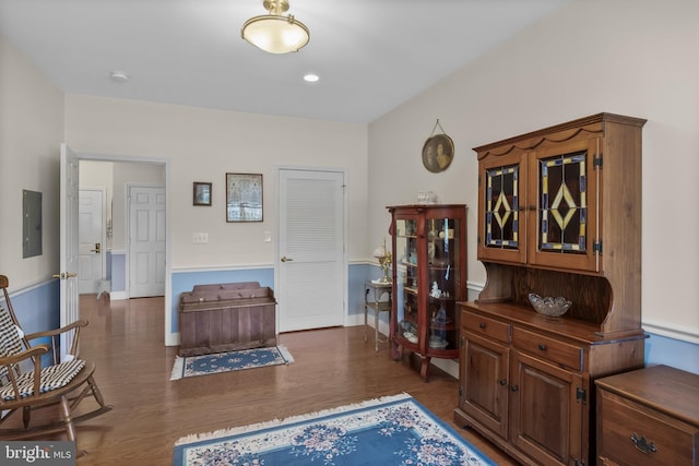 7330 Maple Ave Unit 116, Pennsauken, NJ 08109 - entryway featuring wood finished floors and electric panel