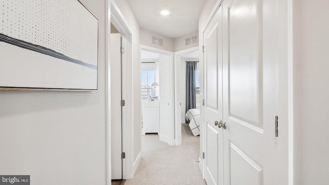178 Munsee Cir, Winchester, VA 22602 - corridor with light carpet and recessed lighting