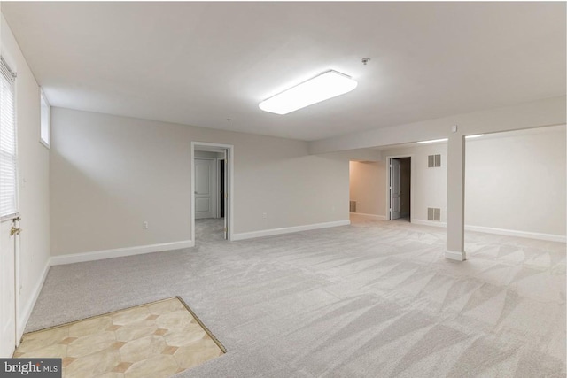 8305 Gullane Ct, Fort Washington, MD 20744 - below grade area featuring light carpet and baseboards