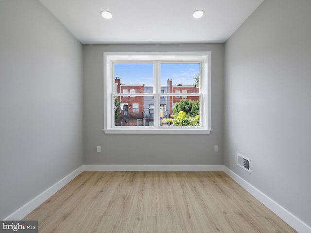 1759 Lyman Pl NE, Washington, DC 20002 - unfurnished room featuring wood finished floors and recessed lighting