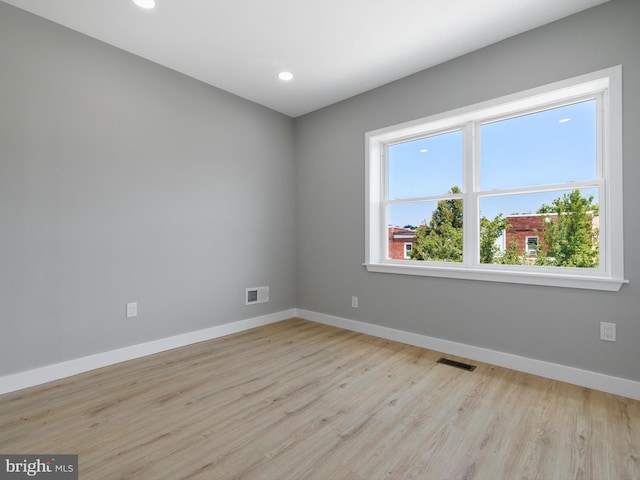 1759 Lyman Pl NE, Washington, DC 20002 - empty room with wood finished floors and recessed lighting