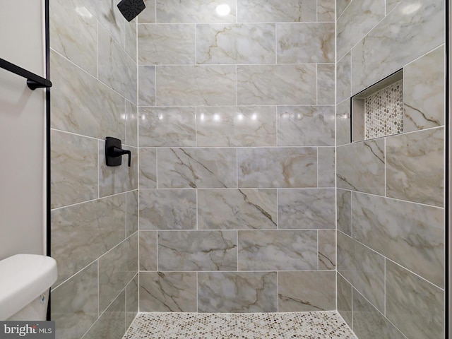 1759 Lyman Pl NE, Washington, DC 20002 - bathroom featuring toilet and a tile shower