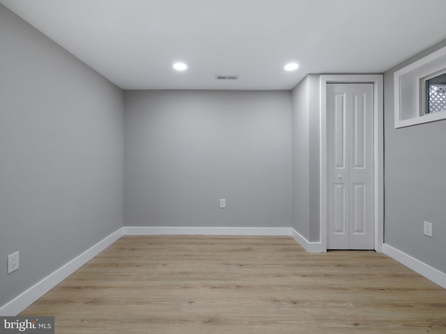 1759 Lyman Pl NE, Washington, DC 20002 - below grade area with light wood-type flooring and recessed lighting