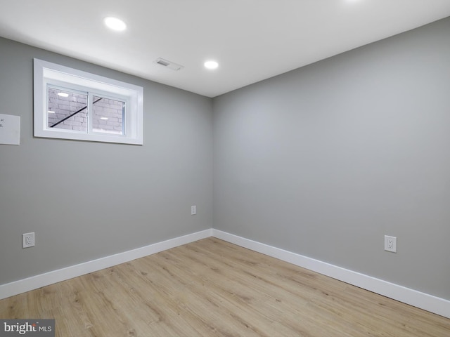 1759 Lyman Pl NE, Washington, DC 20002 - spare room with light wood-type flooring and recessed lighting