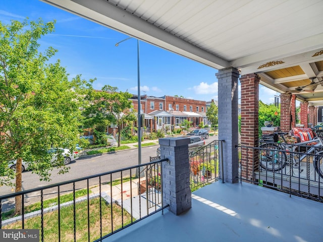 1759 Lyman Pl NE, Washington, DC 20002 - porch with ceiling fan
