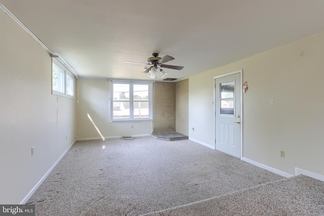 811 S Harrison St, Palmyra, PA 17078 - carpeted spare room with a ceiling fan and baseboards