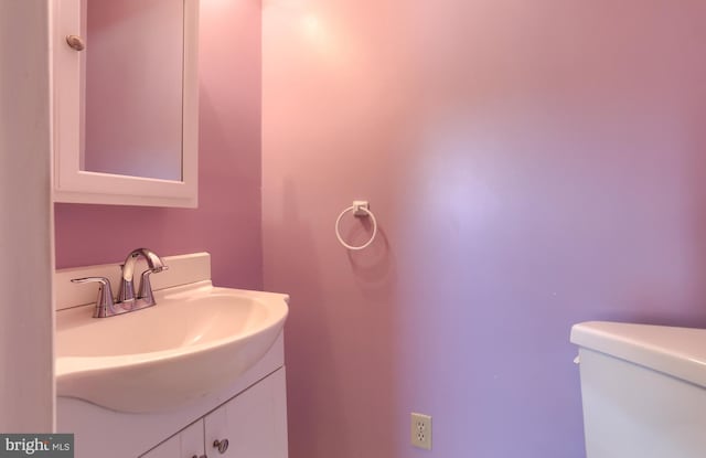 811 S Harrison St, Palmyra, PA 17078 - half bathroom with vanity and toilet