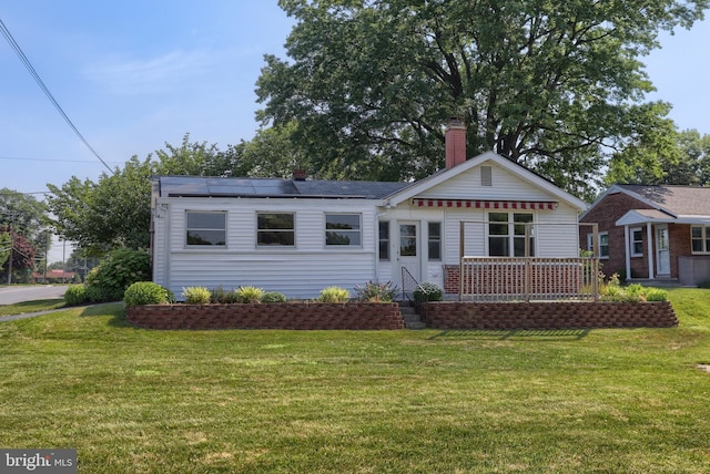 811 S Harrison St, Palmyra, PA 17078 - view of front of property featuring a chimney and a front yard