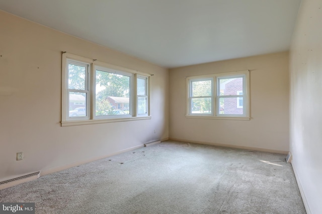 811 S Harrison St, Palmyra, PA 17078 - unfurnished room with a baseboard radiator and carpet flooring