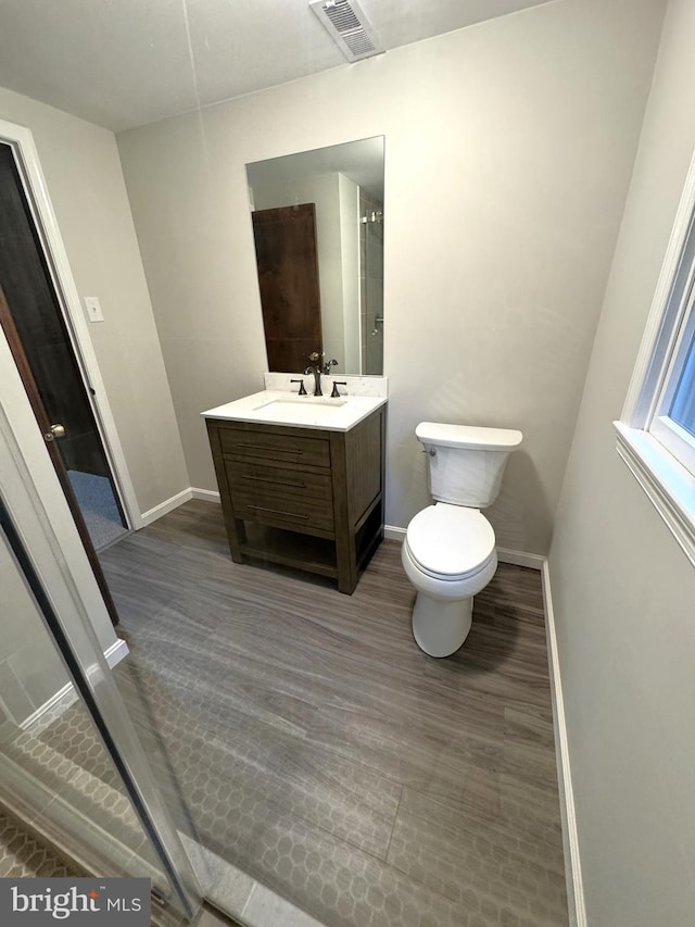 16611 Summers Ln, Brandywine, MD 20613 - bathroom featuring vanity and wood finished floors