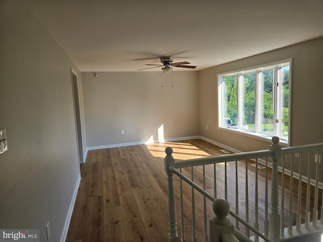 116 Spur Rd, Martinsburg, WV 25404 - spare room with a ceiling fan and hardwood / wood-style flooring