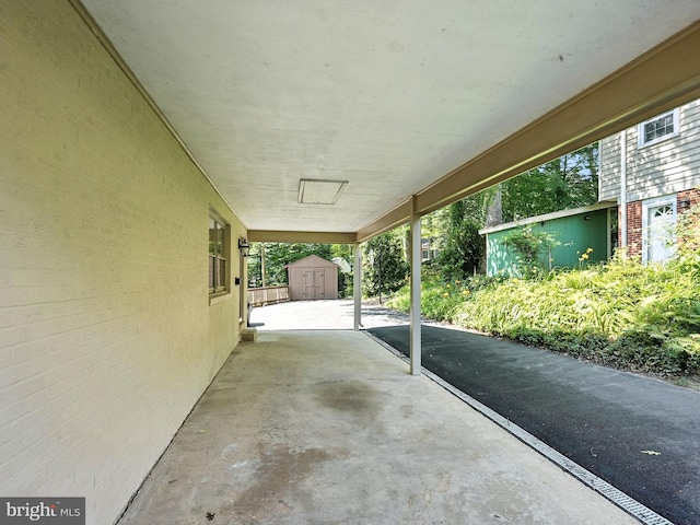 8201 Briar Creek Dr, Annandale, VA 22003 - view of patio with a storage shed
