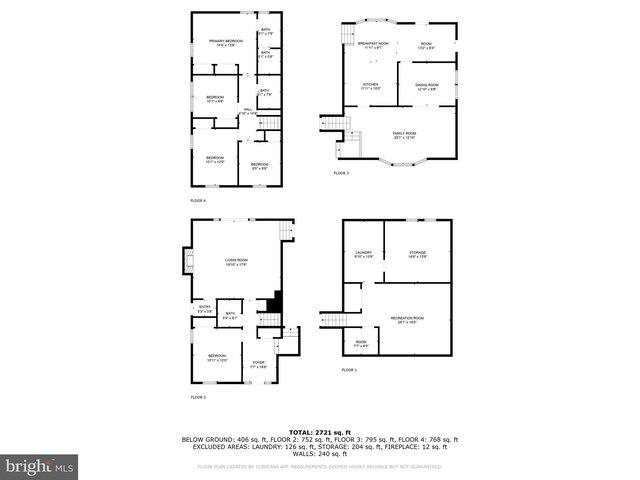 8201 Briar Creek Dr, Annandale, VA 22003 - view of property floor plan