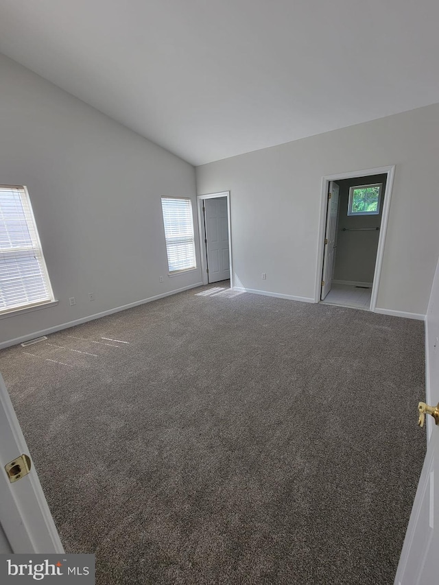 29 Hearthstone Blvd, Pemberton, NJ 08068 - empty room featuring vaulted ceiling and carpet floors