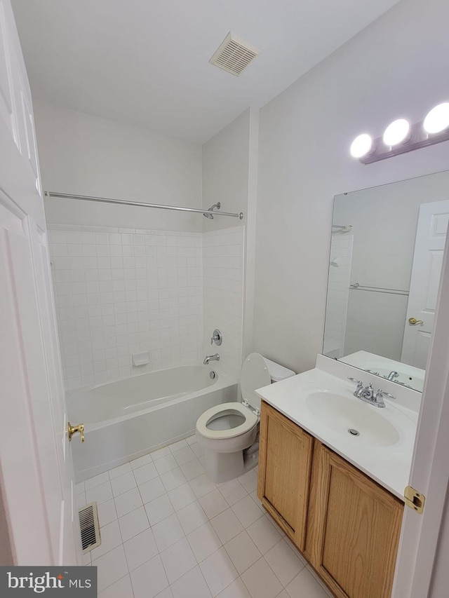 29 Hearthstone Blvd, Pemberton, NJ 08068 - full bathroom with tile patterned flooring,  shower combination, and vanity