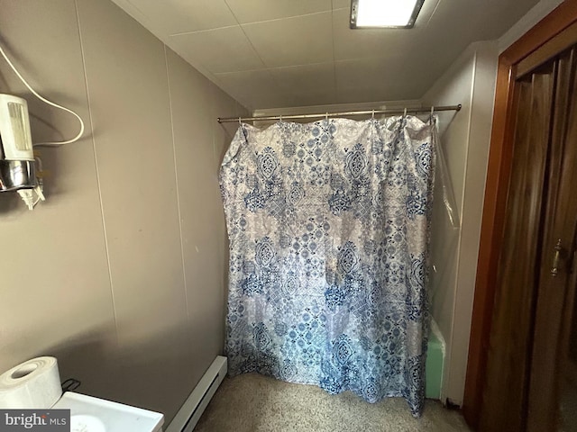 135-137 S 6th St, Shamokin, PA 17872 - bathroom with a baseboard heating unit