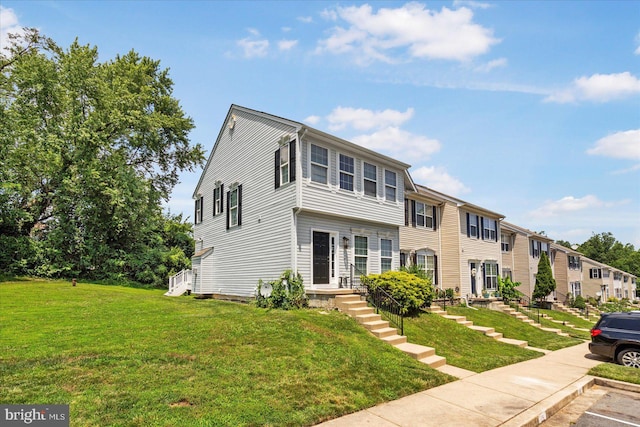 1916 Waltman Rd, Edgewood, MD 21040 - view of front of house featuring a front lawn and a residential view