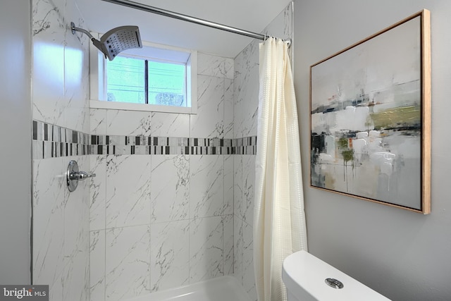 267 Southeastern Ter, Baltimore, MD 21221 - bathroom featuring a shower with shower curtain