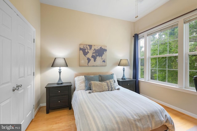 7 Booth St Unit 402, Gaithersburg, MD 20878 - bedroom featuring light wood-style flooring